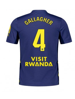 Billige Atletico Madrid Conor Gallagher #4 Bortedrakt 2025-26 Kortermet
